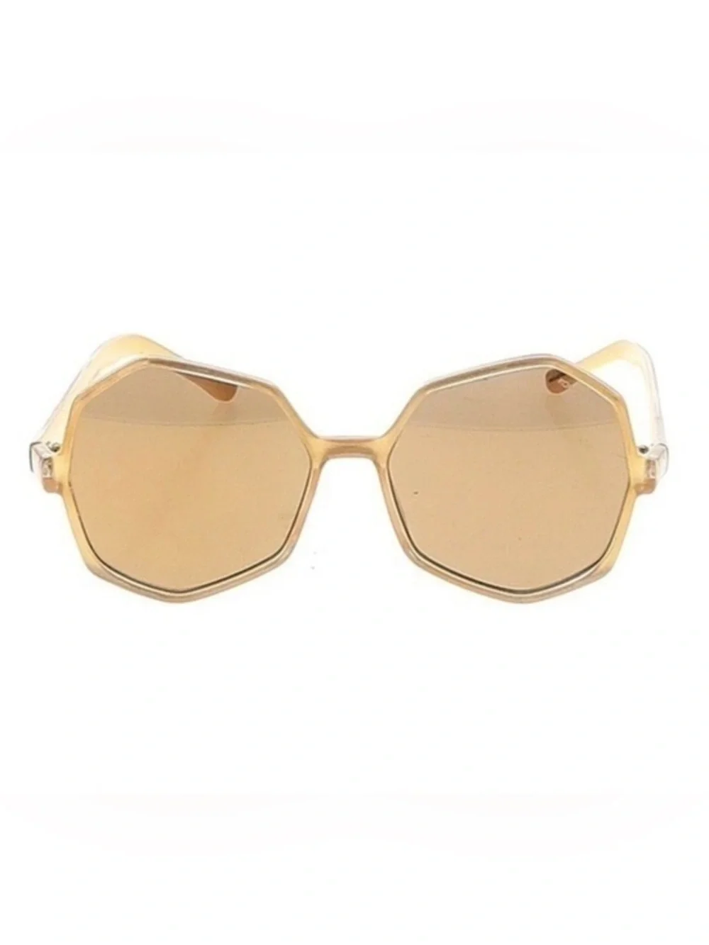 Komono Bonnie Sunglasses NEW oversized Clear Gold geometric